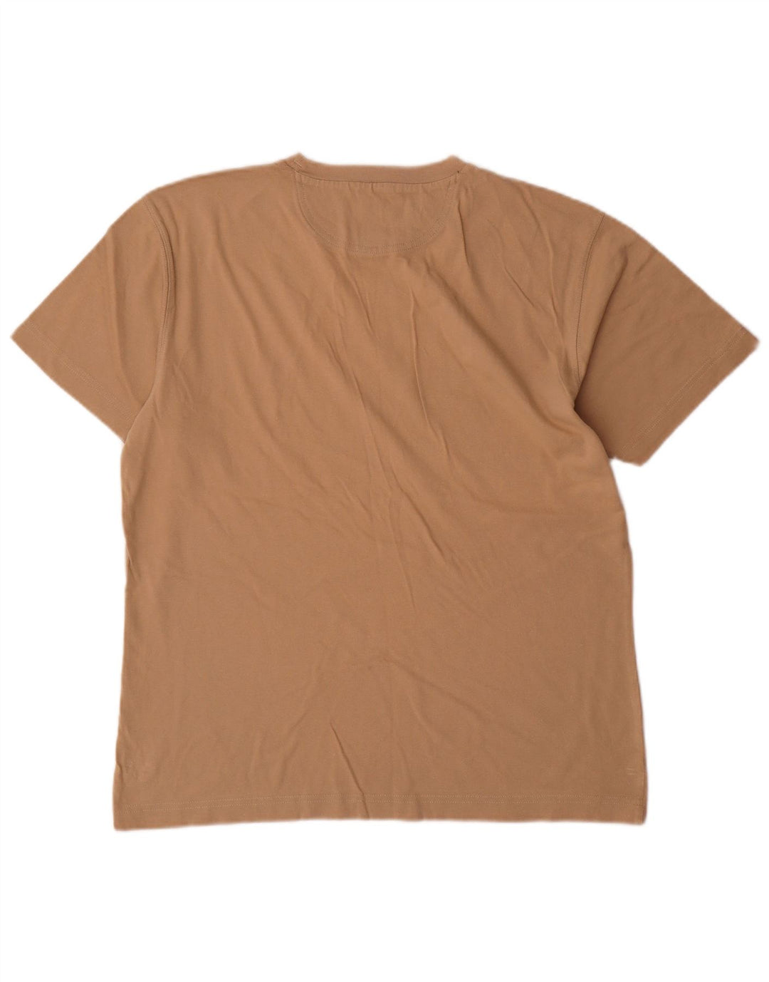 CHAMPION Mens T-Shirt Top Medium Beige Cotton