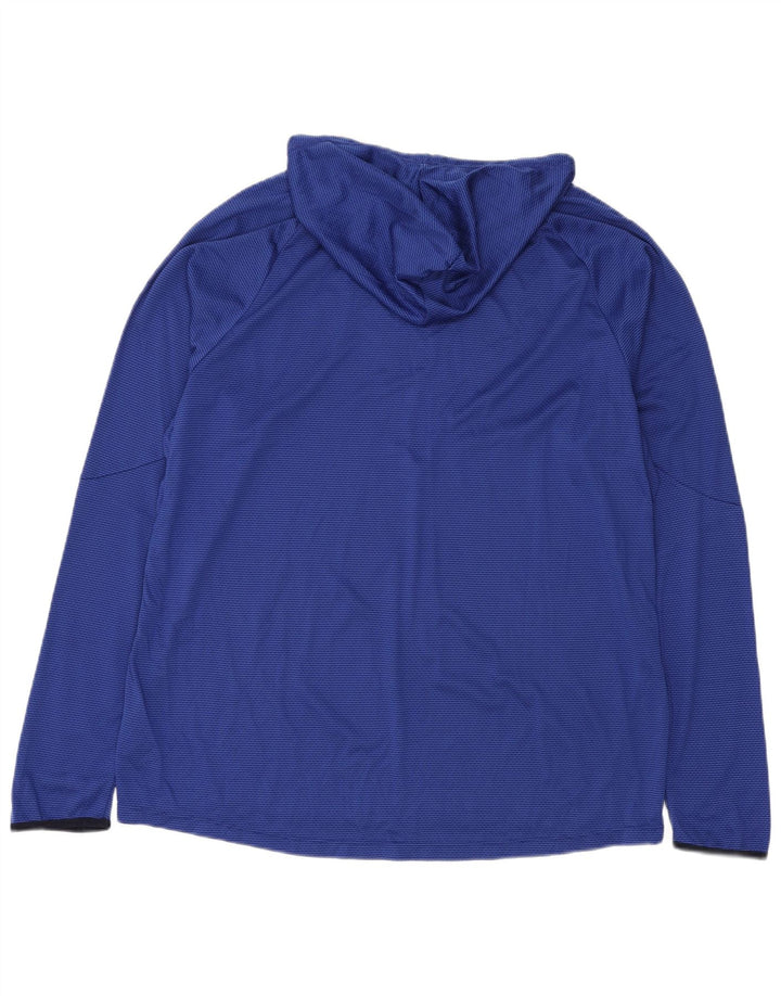 Russell Athletic Ανδρική φόρμα πουλόβερ με κουκούλα Top XL Blue Polyester