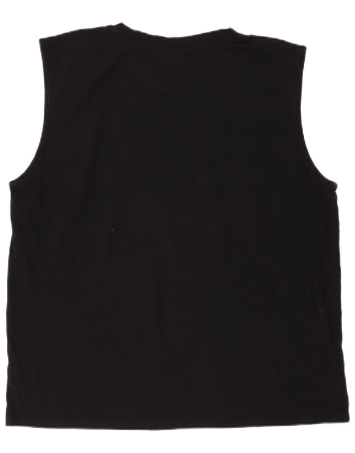 Canotta Fila da uomo 2XL in cotone nero