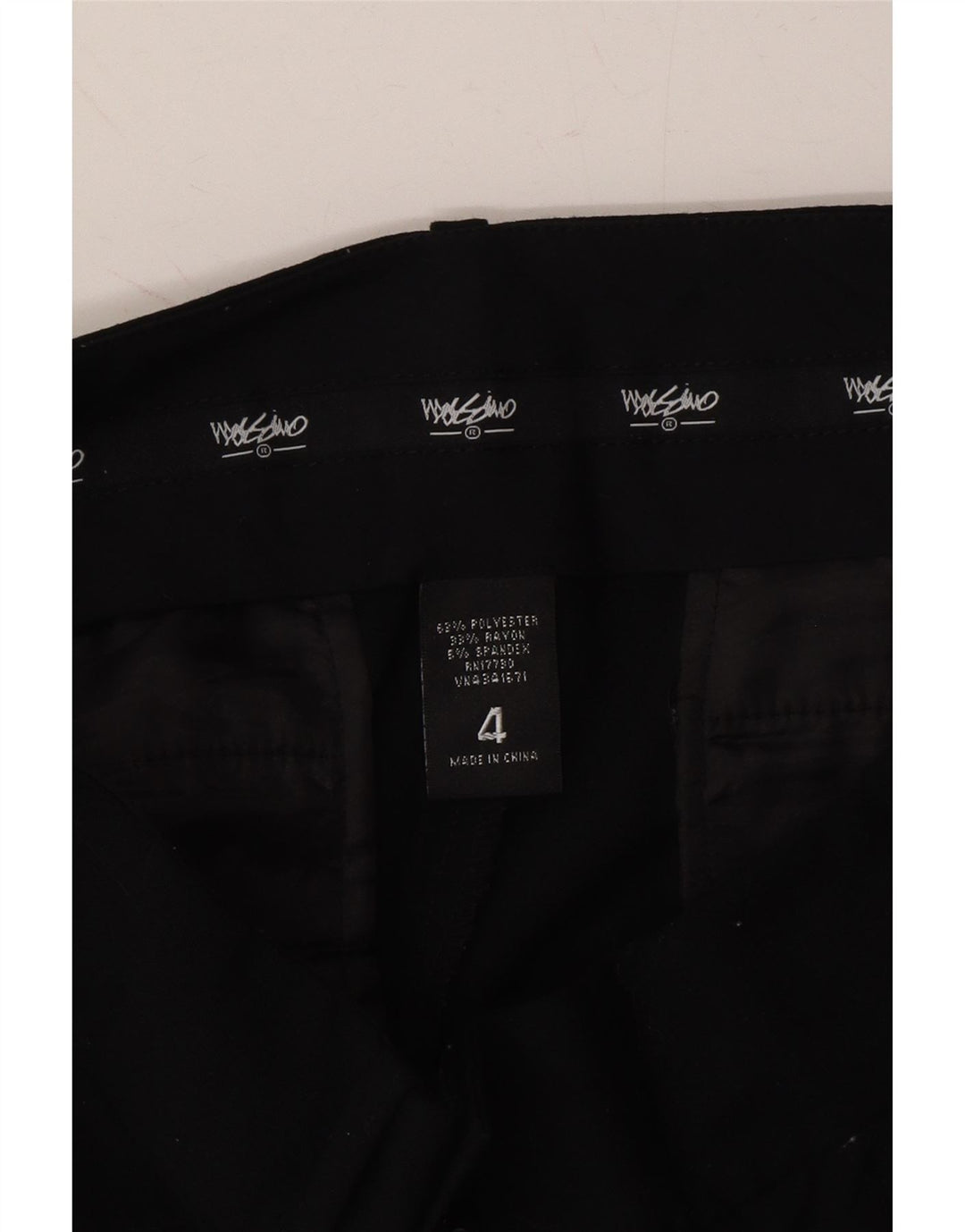 MOSSIMO Womens Bermuda Chino Shorts US 4 Small W30 Black Rayon Vintage Mossimo and Second-Hand Mossimo from Messina Hembry 