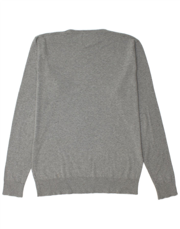 Jack & Jones Herre sweater med rund hals XL Grå Flecked