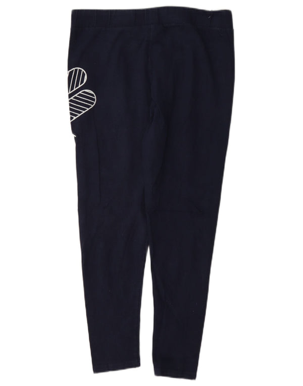 Fila Leggings graphiques pour femmes UK 12 coton bleu marine moyen