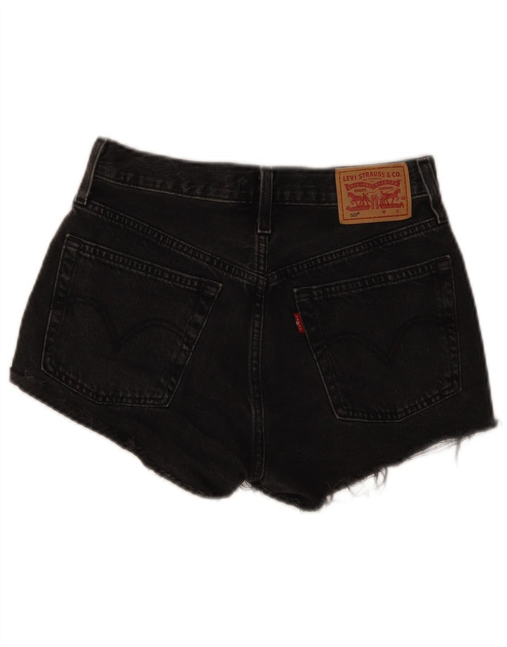 Levi's Womens 501 Denim Shorts W25 XS Grey Cotton