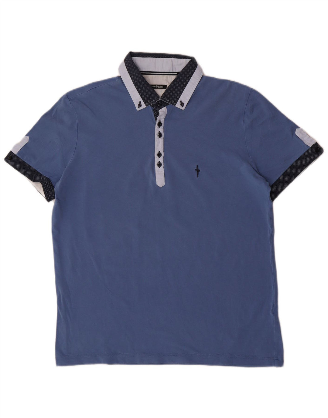 Cesare Paciotti Mens Polo Shirt XL Blue