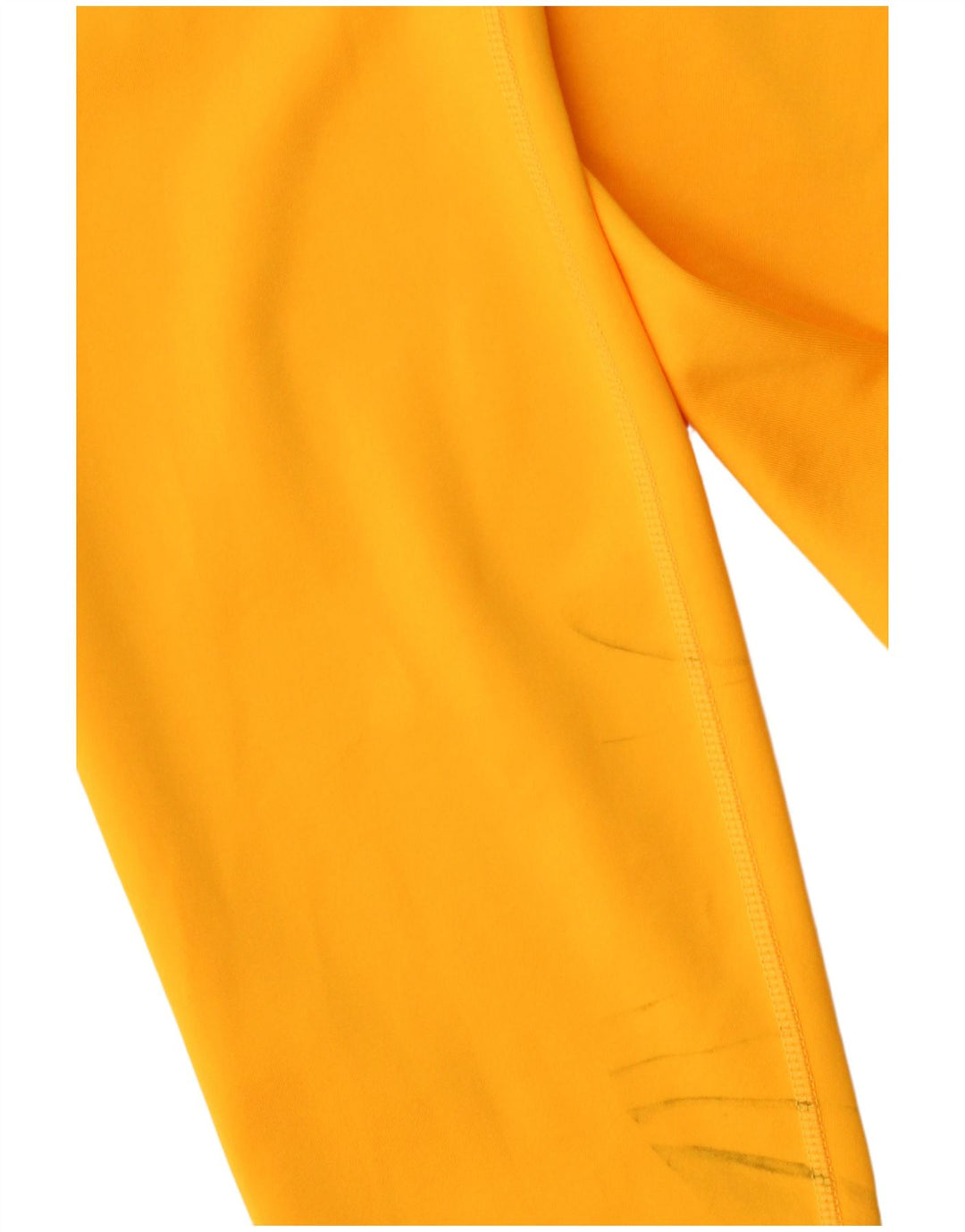Nike Womens Dri Fit Leggings UK 8 Small Yellow Polyester