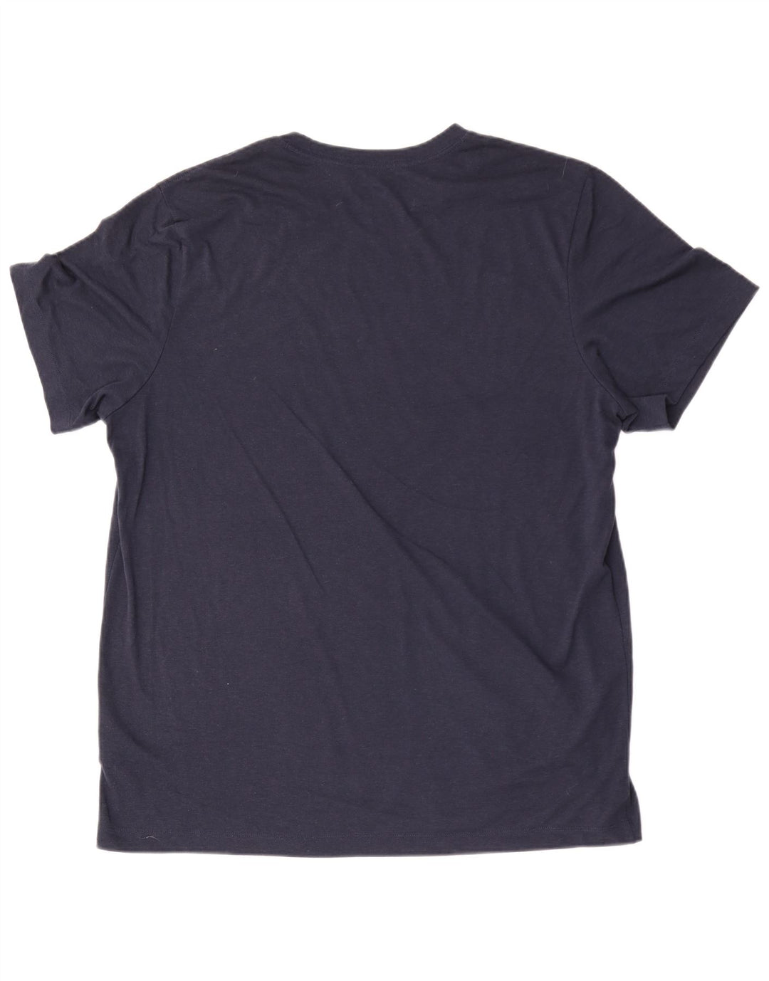 Nike Mens Dri Fit Graphic T-Shirt Top XL Navy Blue Polyester