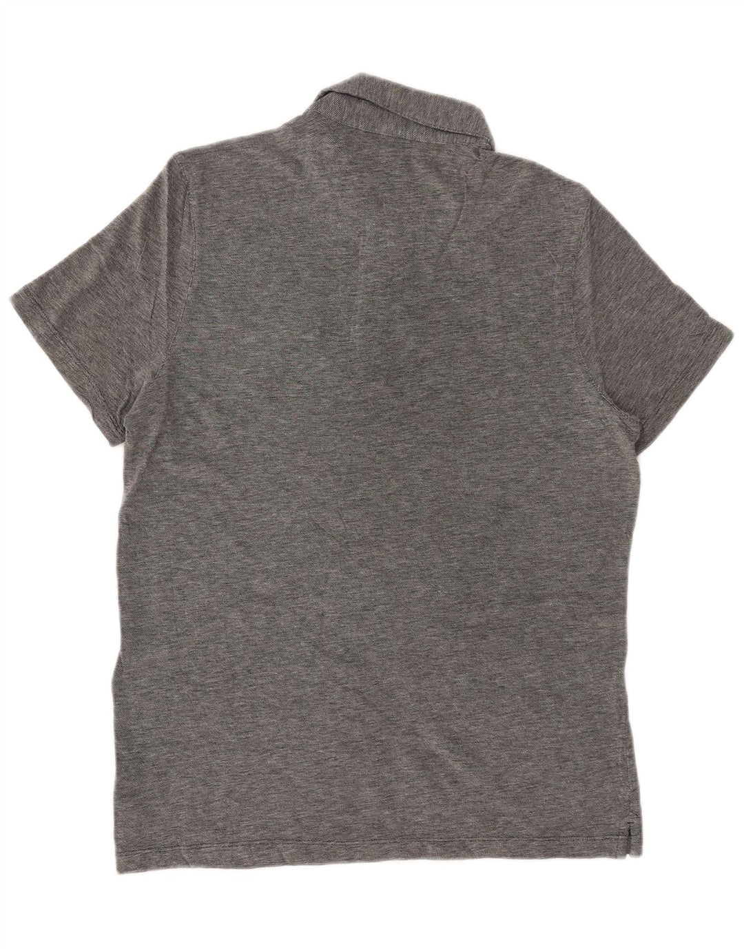 MICHAEL KORS Mens Polo Shirt Medium Grey Flecked Cotton