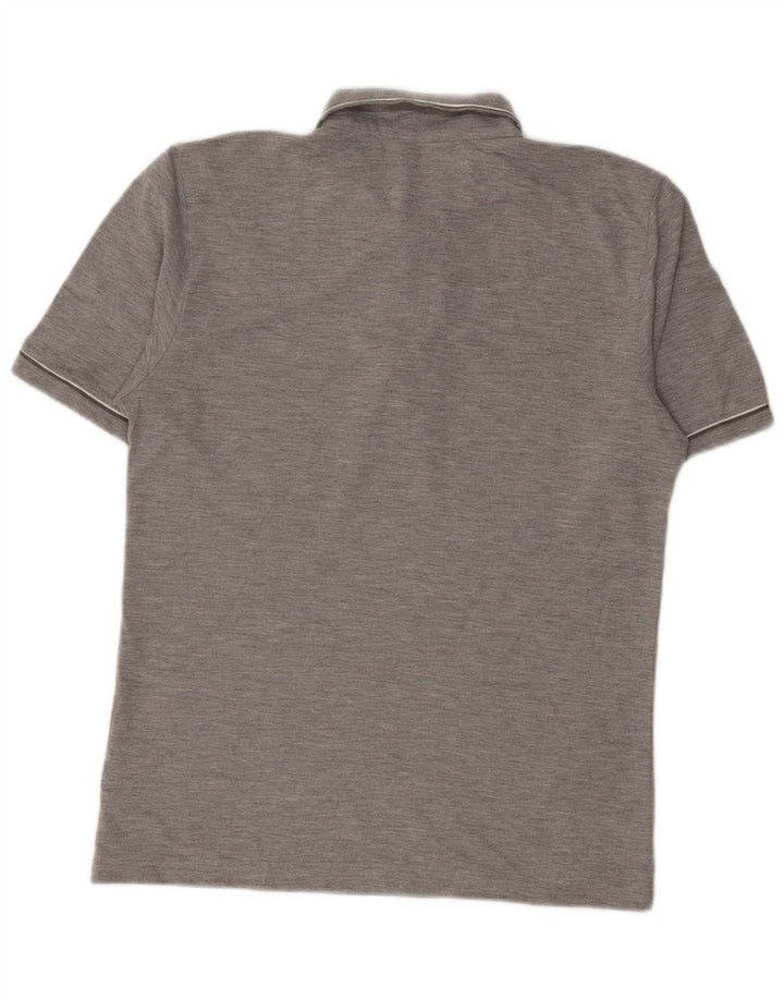 PENGUIN Polo de hombre de algodón moteado gris medio