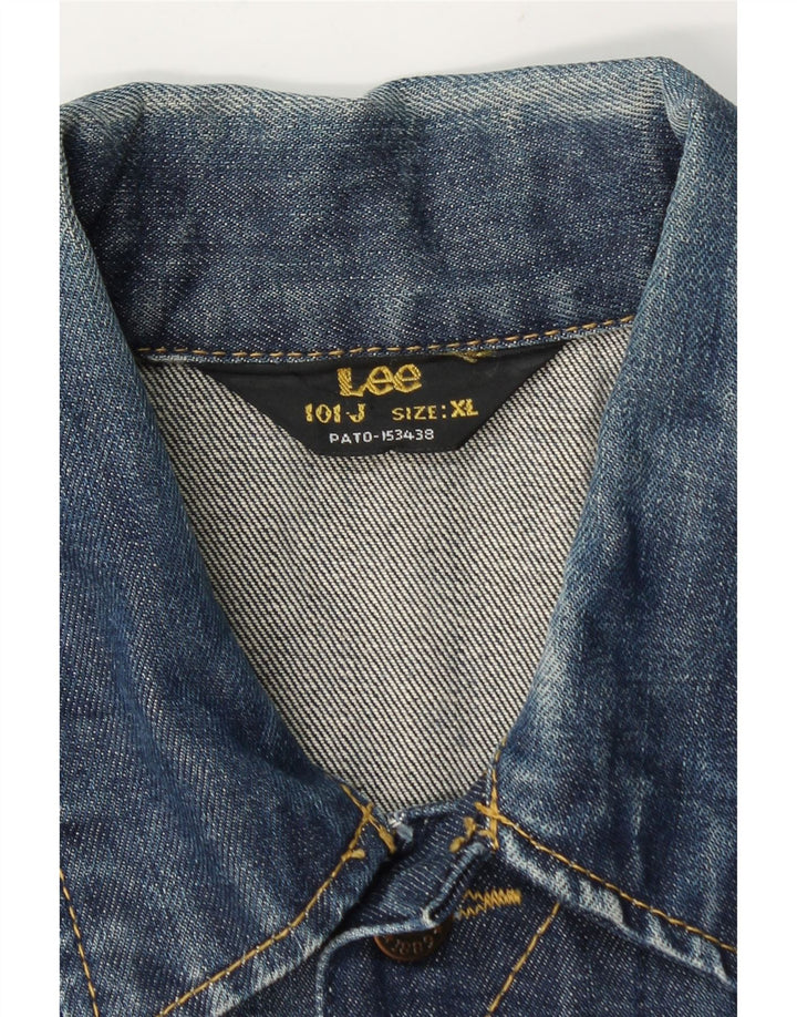 Lee Herre denimjakke UK 42 XL Blå Bomuld