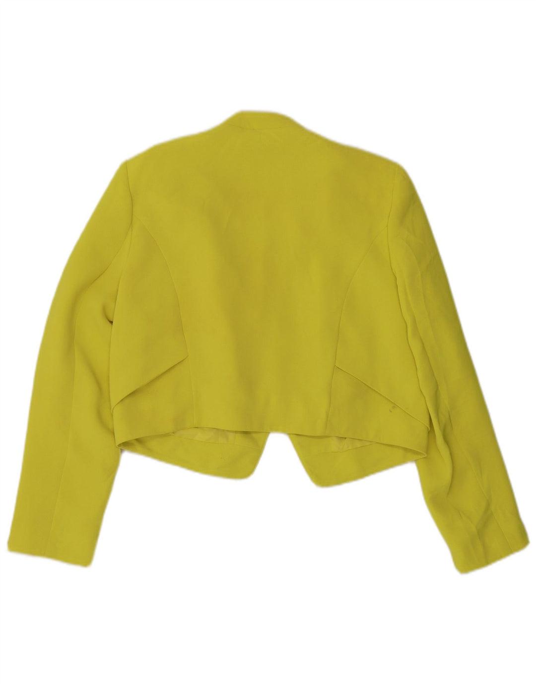 Topshop Womens Open Bolero Jacke UK 16 Large Gelb Polyester