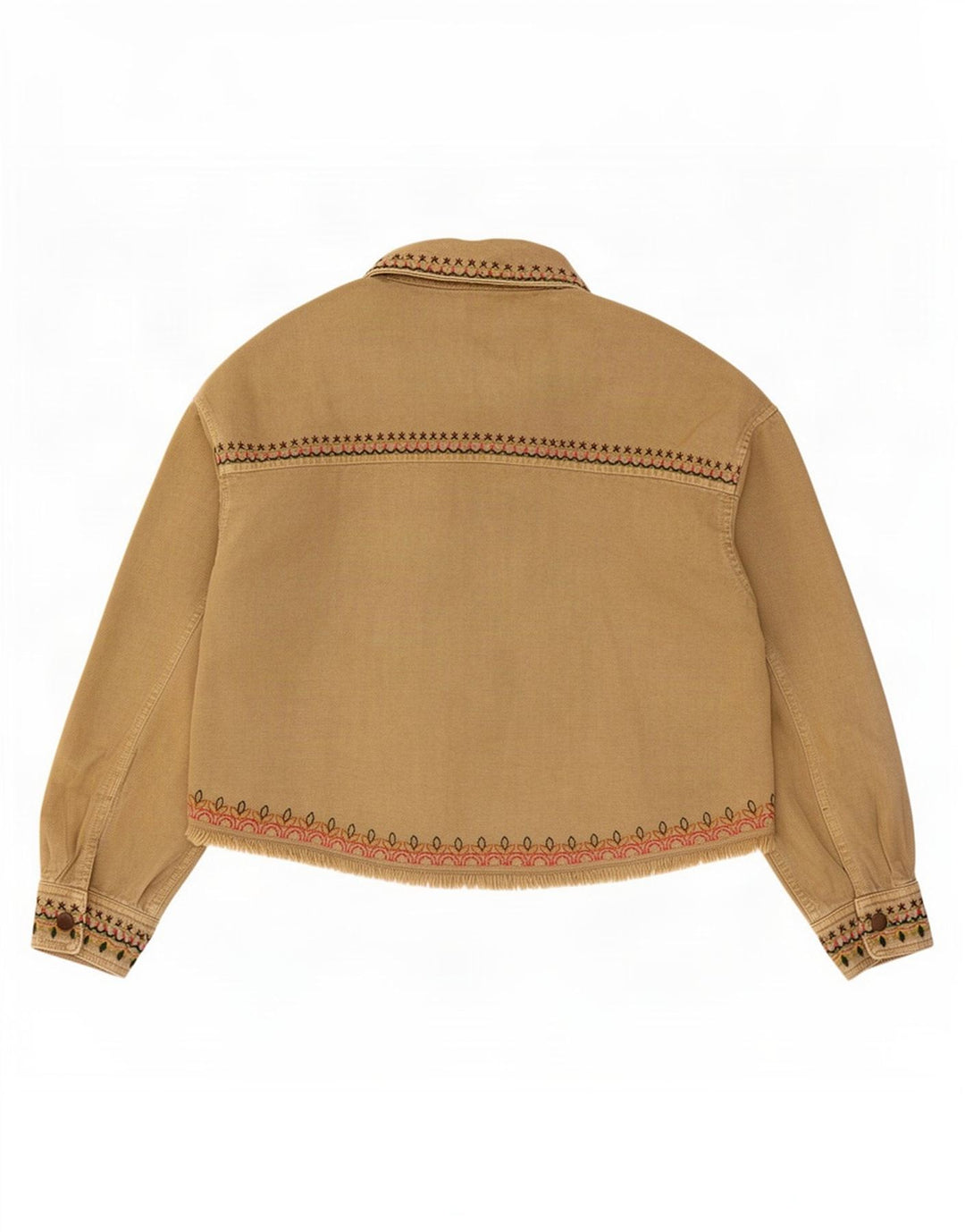 Zara Womens Oversized Bomber Jacket UK 10 Small Beige Geometrisk Bomuld