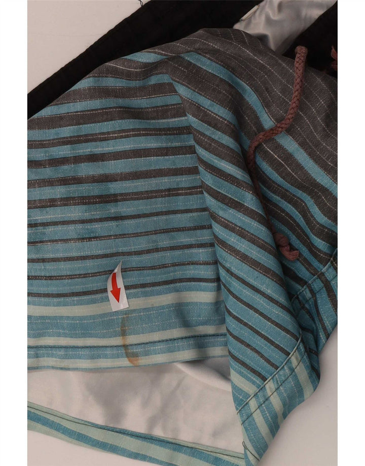 Pantaloncini da bagno da uomo Quiksilver Small W29 L7 poliestere a righe grigie