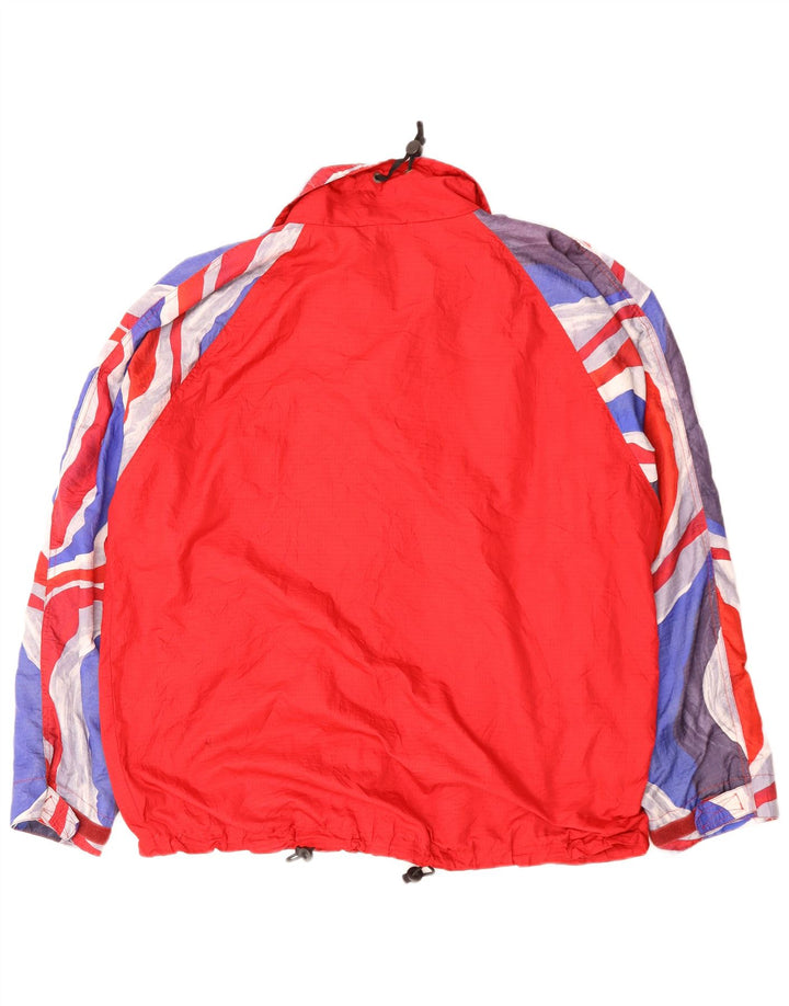 ODLO Mens Tracksuit Top Jacket XL Red Colourblock