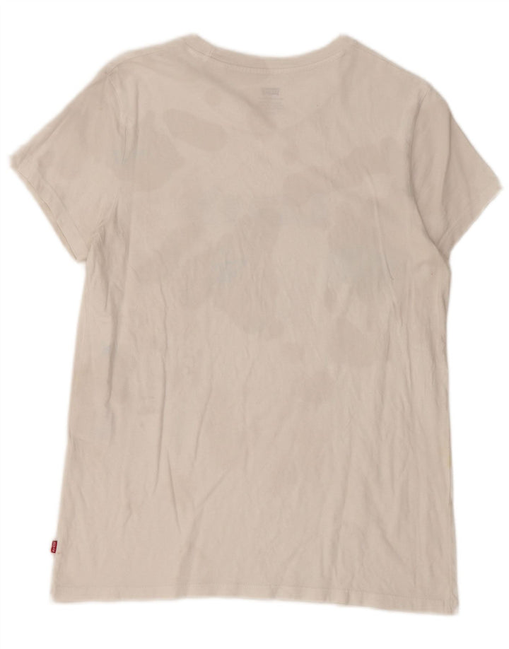 Levi's Grafisk T-shirt top til kvinder, lille hvid