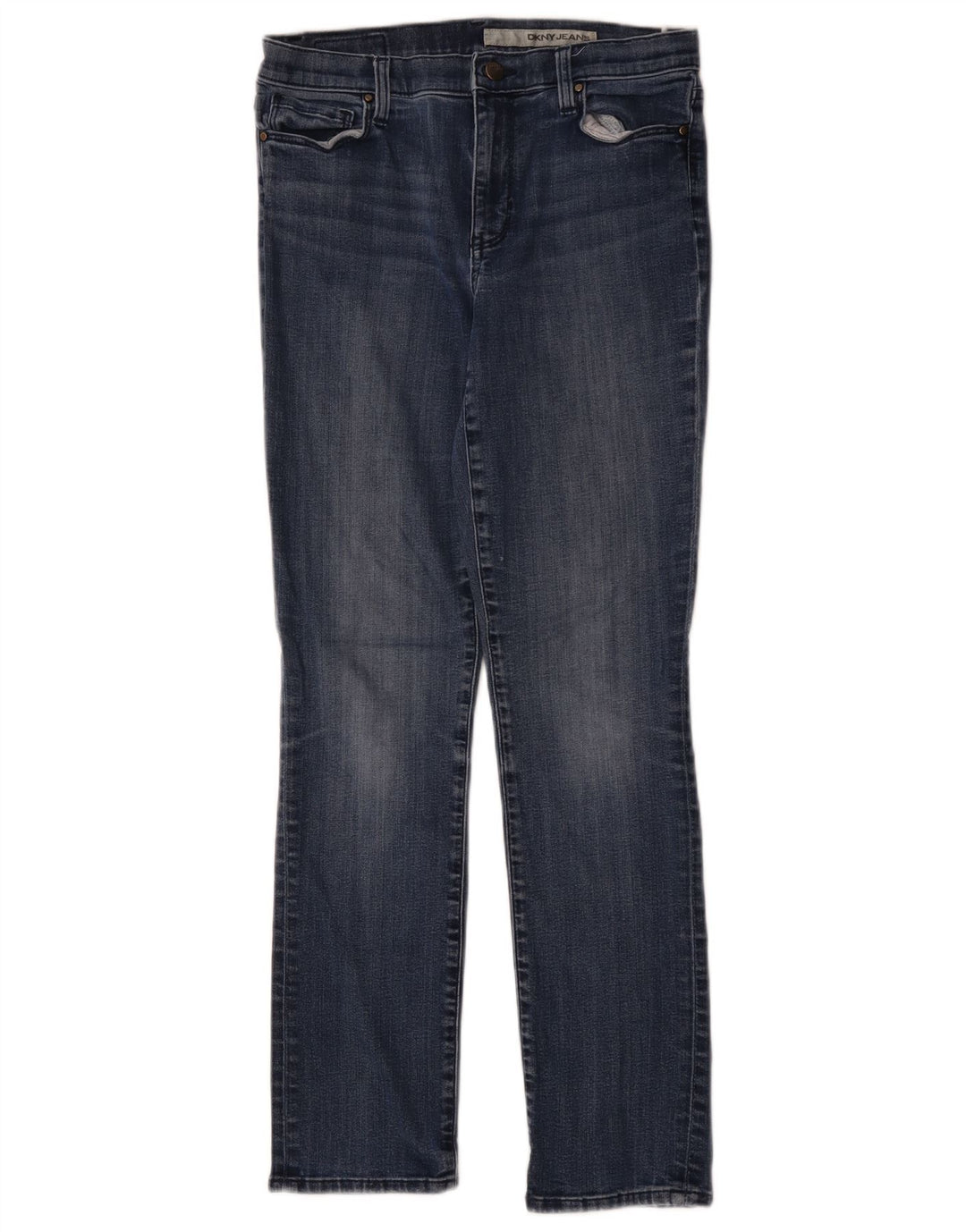 DKNY Womens Slim Jeans US 6 Medium W30 L30 Blue Cotton