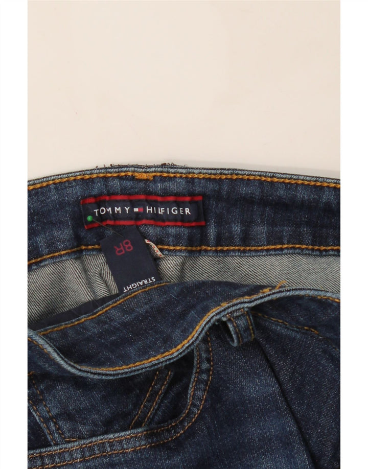 TOMMY HILFIGER Womens Straight Jeans US 8 Medium W30 L31 Navy Blue Vintage Tommy Hilfiger and Second-Hand Tommy Hilfiger from Messina Hembry 