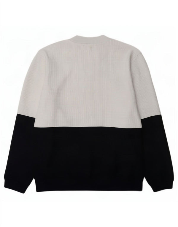 Ανδρικό φούτερ Zara Jumper XL Λευκό Colourblock Polyester