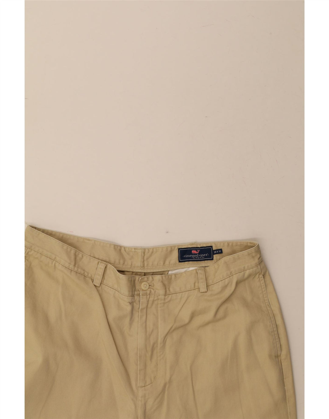VINEYARD VINES Mens Straight Chino Trousers W38 L32 Beige Cotton Vintage Vineyard Vines and Second-Hand Vineyard Vines from Messina Hembry 