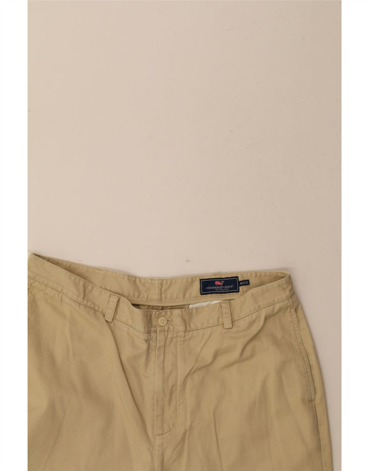 VINEYARD VINES Mens Straight Chino Trousers W38 L32 Beige Cotton Vintage Vineyard Vines and Second-Hand Vineyard Vines from Messina Hembry 