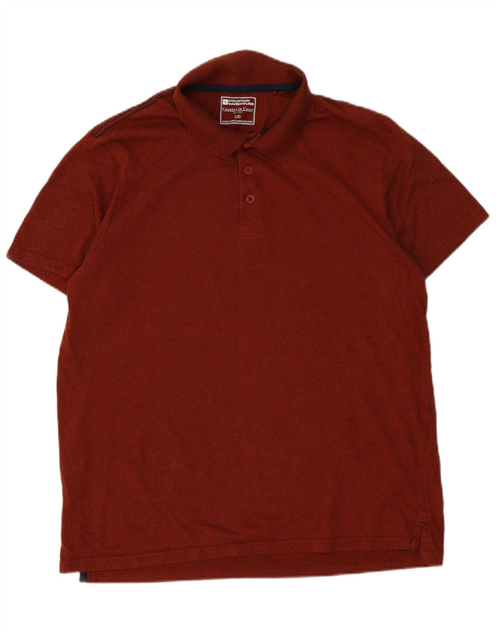 Mountain Warehouse Herren-Poloshirt, Größe L, Kastanienbraun