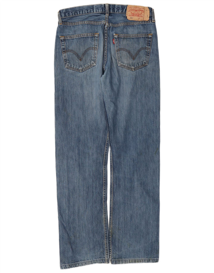 Levi's Herre 501 lige jeans W33 L36 blå bomuld