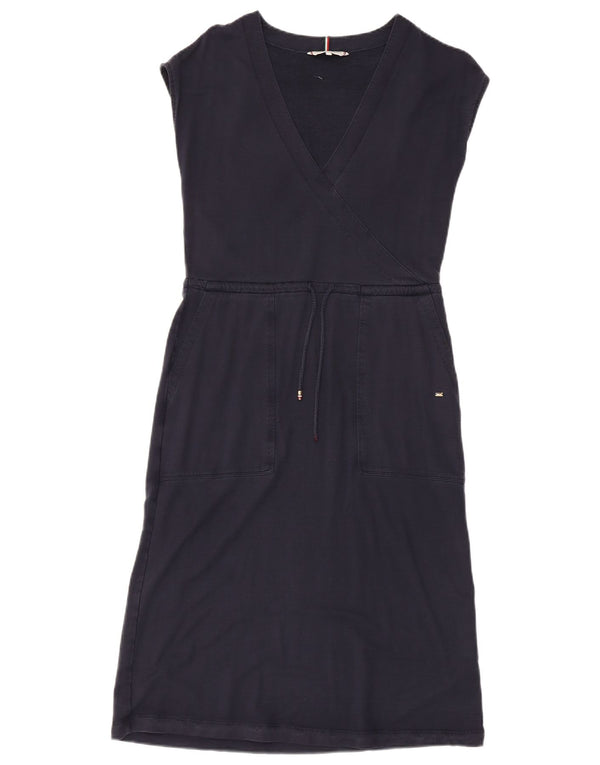 Tommy Hilfiger Womens A-Line Dress UK 6 XS Navy Blue Viscose