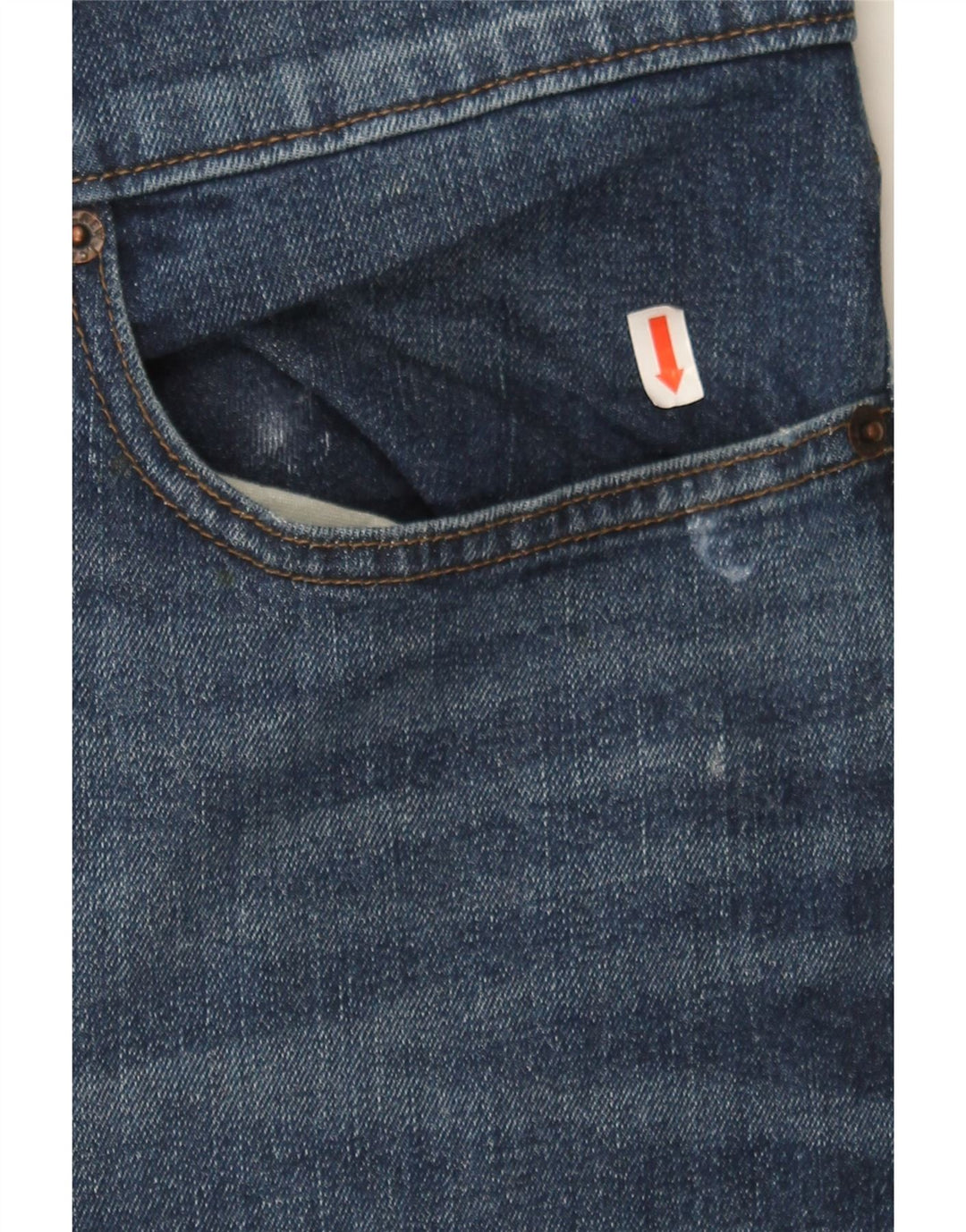 J. CREW Mens Flex Straight Jeans W38 L32 Blue Cotton Vintage J. Crew and Second-Hand J. Crew from Messina Hembry 