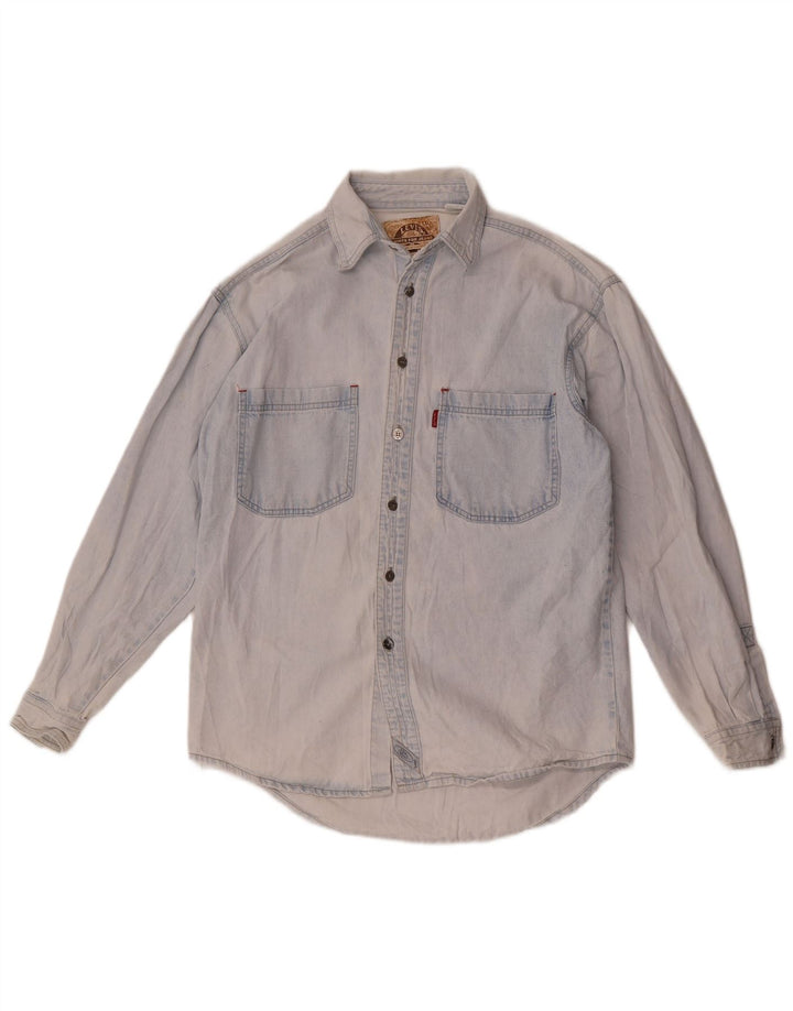 Levi's Hombre Camisa Vaquera Pequeña Algodón Azul