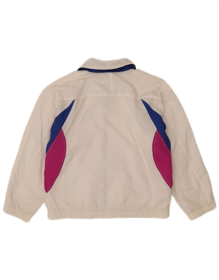 Giacca da tuta da donna Ellesse UK 14 Nylon color block bianco medio