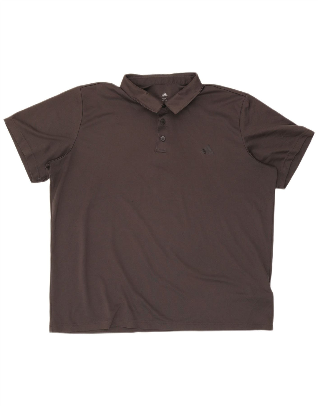 Tricou polo Adidas Climalite pentru bărbați 2XL poliester gri