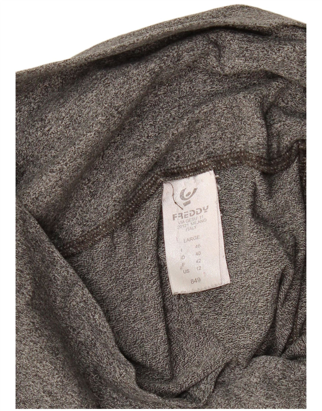 Freddy Dame Capri Leggings IT 46 Stor Grå Flecked Bomuld