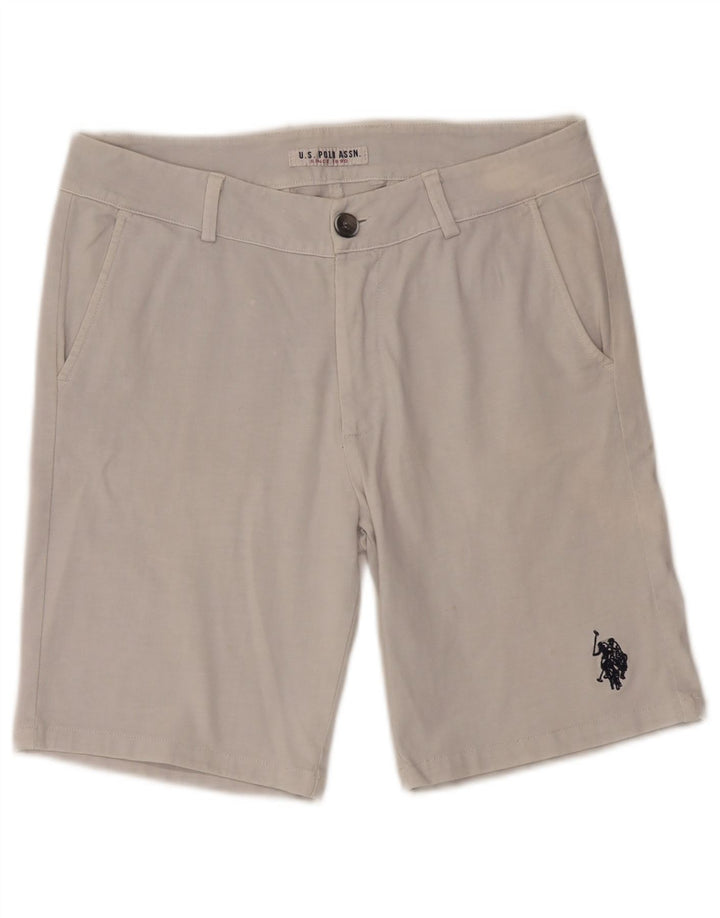 U.S. POLO ASSN. Mens Chino Shorts W32 Medium White Cotton