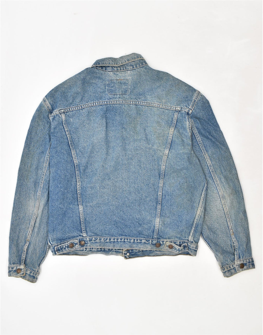 Jaqueta jeans masculina LEVI'S UK 42 XL algodão azul