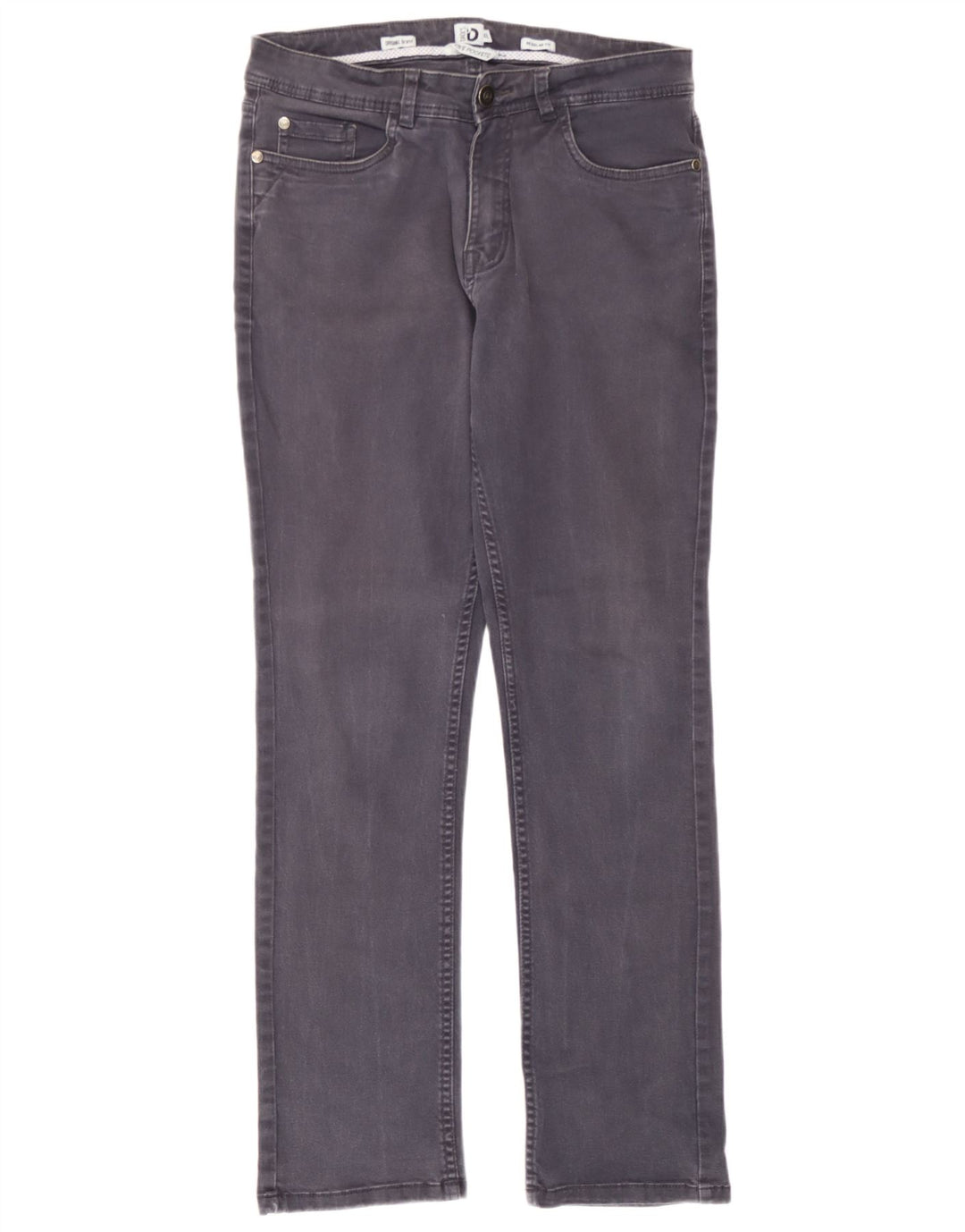 Dack's Womens Regular Fit Straight Jeans IT 46 Large W32 L30 Navy Blue