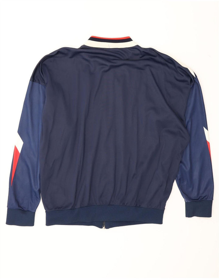 Umbro Mens Cagliari 1990-1991 Tracksuit Top Jacket Large Navy Blue