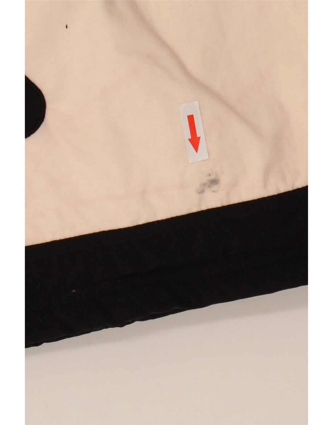 Fila Herre grafisk polstret jakke UK 38 Medium Sort Colourblock Nylon