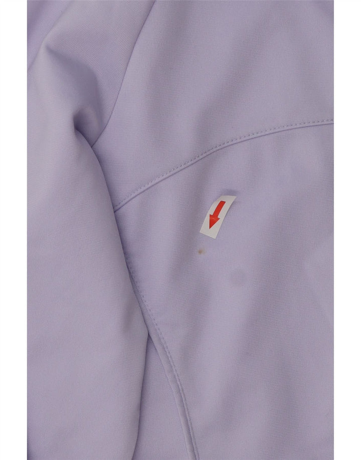 Lotto Womens Graphic Tracksuit Top Jacket UK 18 XL Purple Polyester