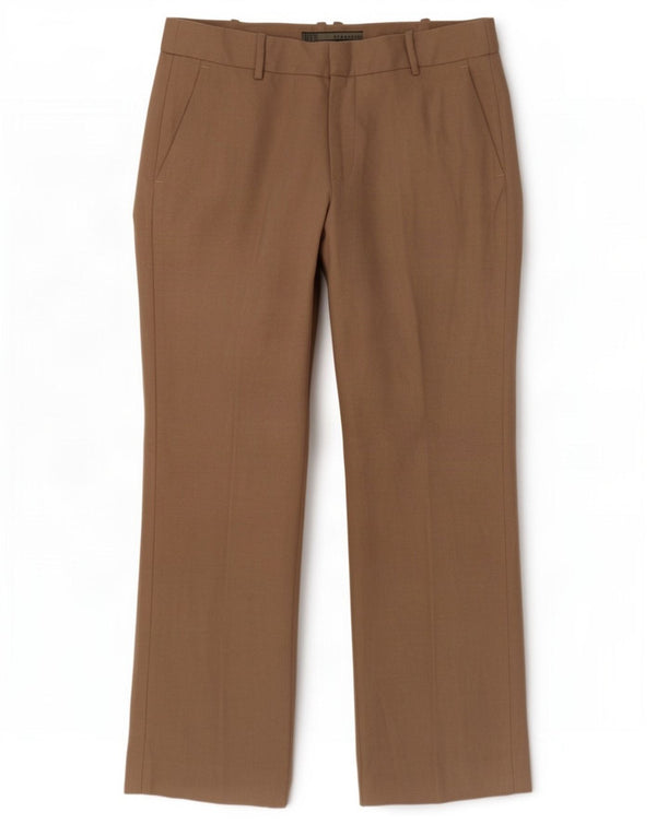 Zara Dame Bootcut Chino Bukser EU 38 Small W28 L29 Brun