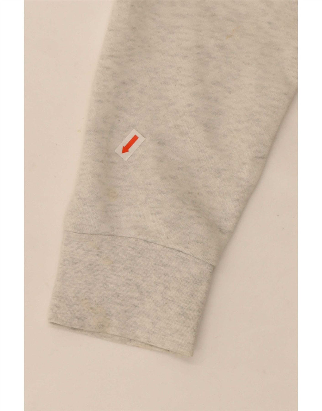 Adidas Womens Graphic Sweatshirt Jumper UK 8 Small Grey Flecked