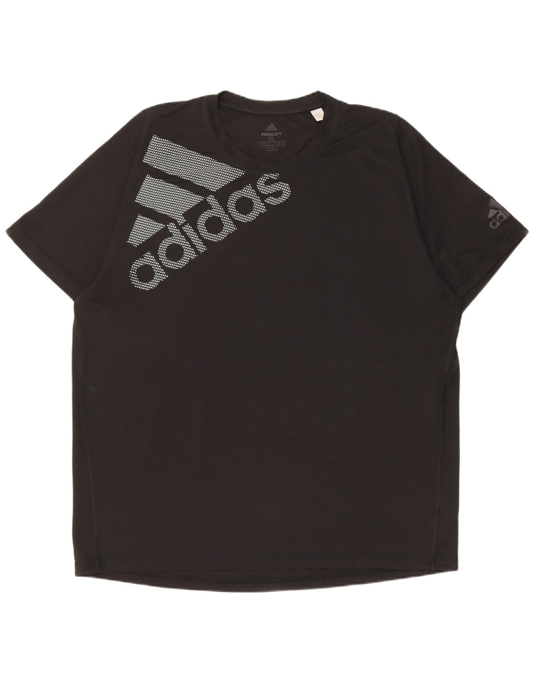 Adidas Mens Climalite Graphic T-Shirt Top XL Black Polyester