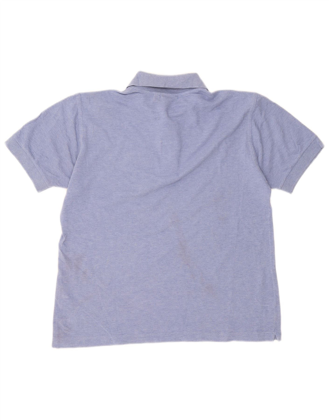 Navigare Mens Polo Shirt Medium Blue Cotton