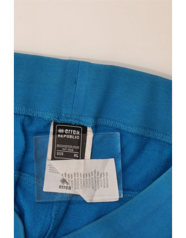Errea Мужские спортивные шорты с рисунком XL, синие, хлопок