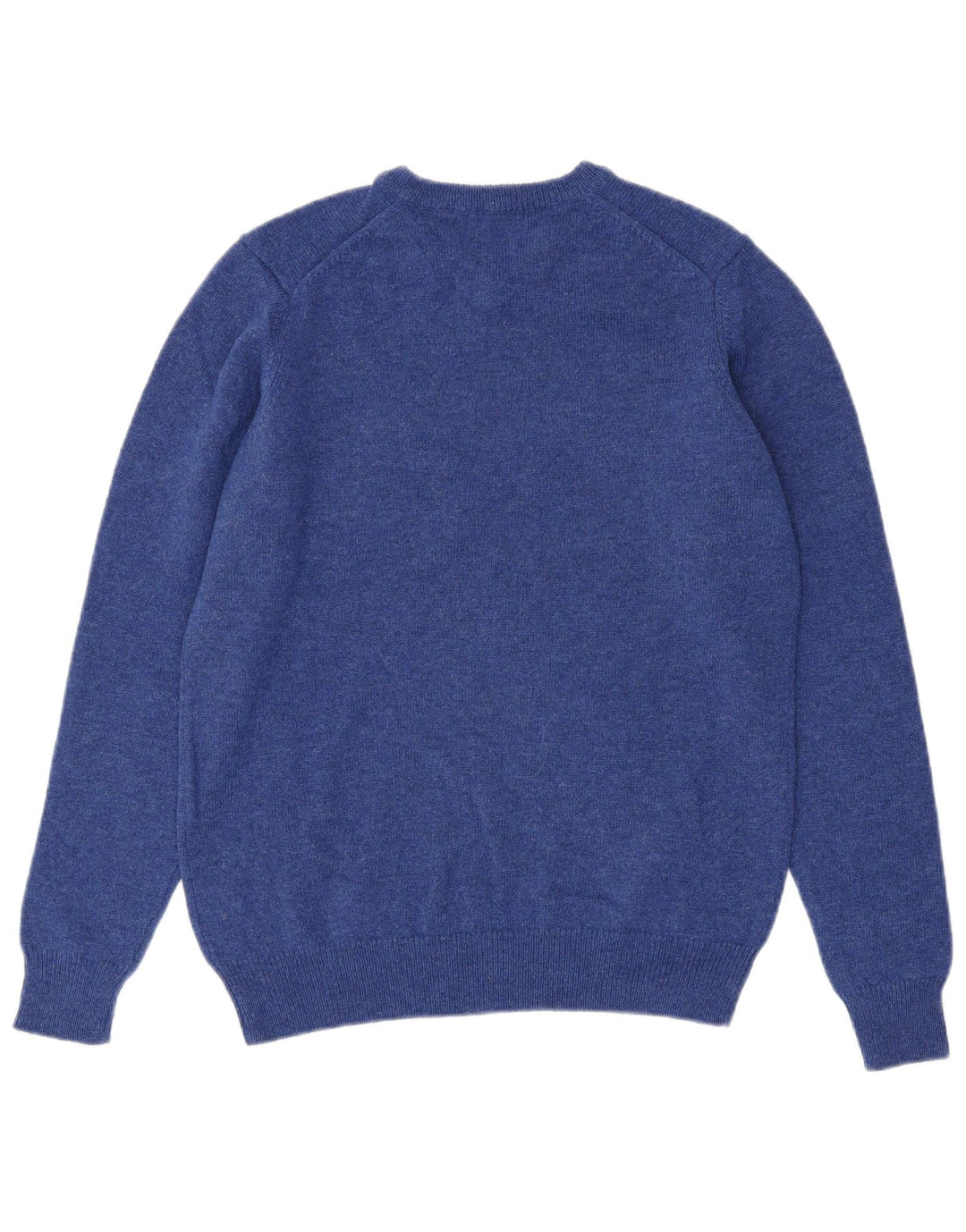 JAMES PRINGLE Mens V-Neck Jumper Sweater Medium Blue New Wool