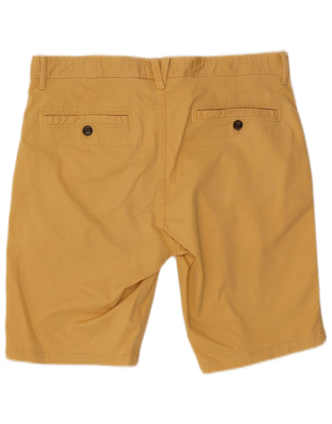 Fat Face Mens Chino Shorts W34 Large Yellow Cotton