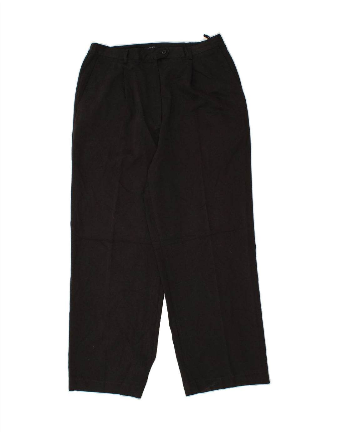 IZOD Womens Straight Suit Trousers US 12 Large W32 L28 Black Polyester Vintage Izod and Second-Hand Izod from Messina Hembry 