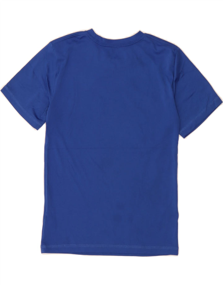 ADIDAS Boys Graphic T-Shirt Top 7-8 Years Small Blue Polyester Vintage Adidas and Second-Hand Adidas from Messina Hembry 