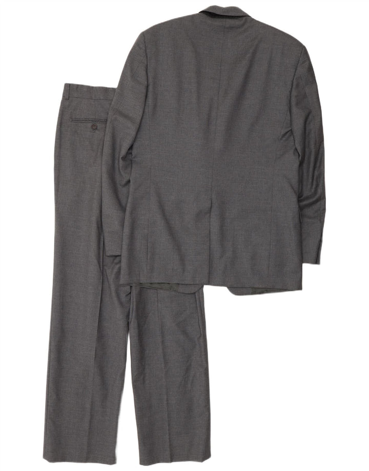 Cerruti 1881 Mens 3 Button 2 Piece Suit IT 48 Medium W34 L32 Grey Cotton