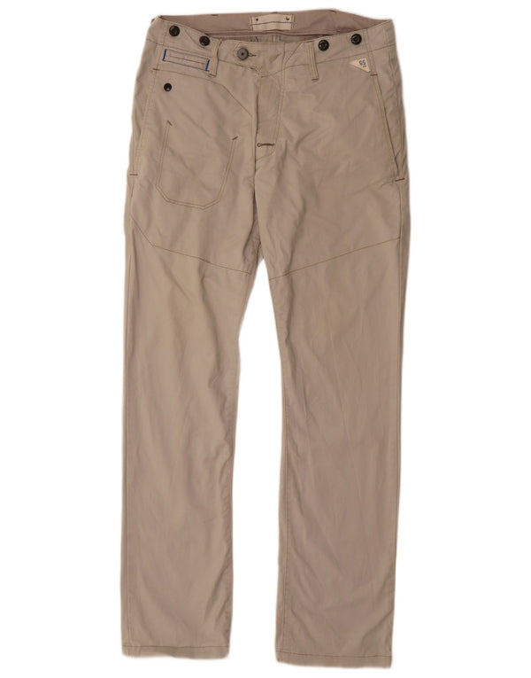 Ανδρικό ίσιο παντελόνι Chino G-Star W30 L32 Μπεζ βαμβακερό