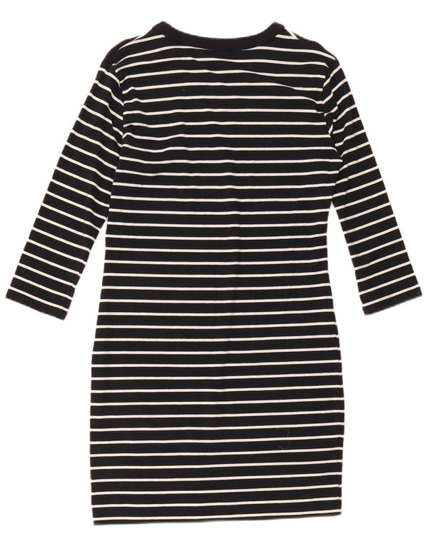 French Connection Womens Sheath Dress UK 12 Medium Navy Blue Nautical
