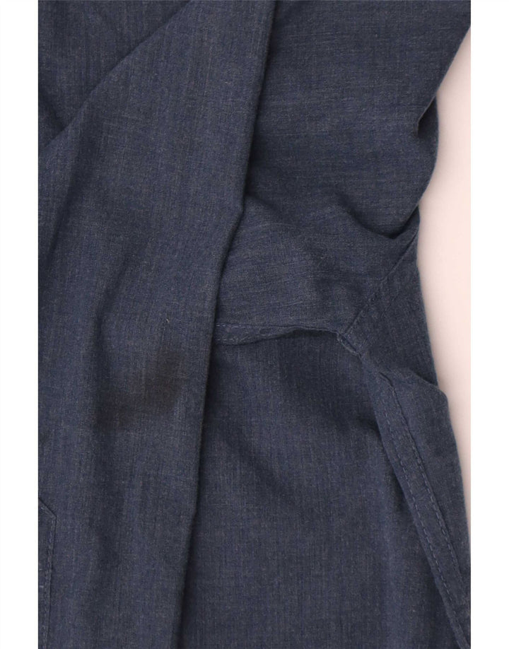 Hollister Mens Shirt Small Navy Blue Cotton